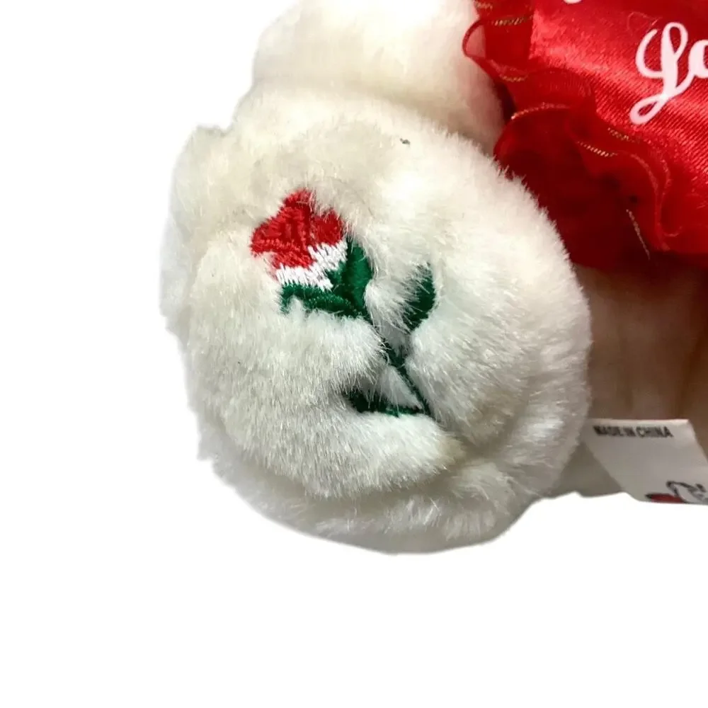 Angel Toy White “Love You” Teddy Bear plush